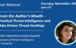 Live Webinar - From the Author’s Mouth: Practical Threat Intelligence and Data Driven Threat Hunting